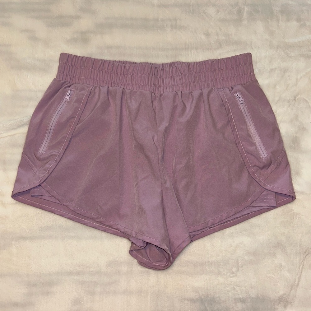 SHEIN Mauve Athletic Shorts